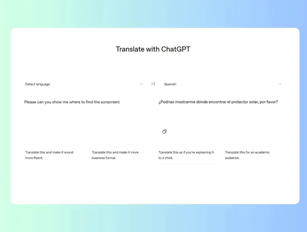 OpenAI a lansat traducătorul ChatGPT, poziționat ca un concurent direct al Google Translate