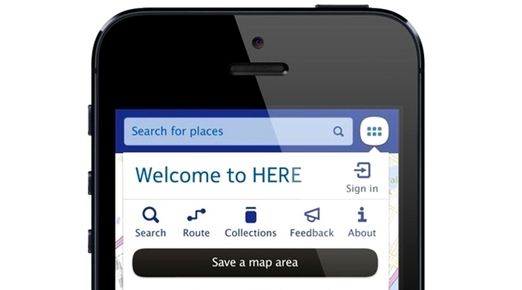 Nokia Here Maps pentru iOS