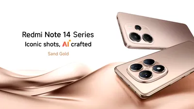 Seria Redmi Note 14 se extinde cu mai multe variante în culoarea Sand Gold