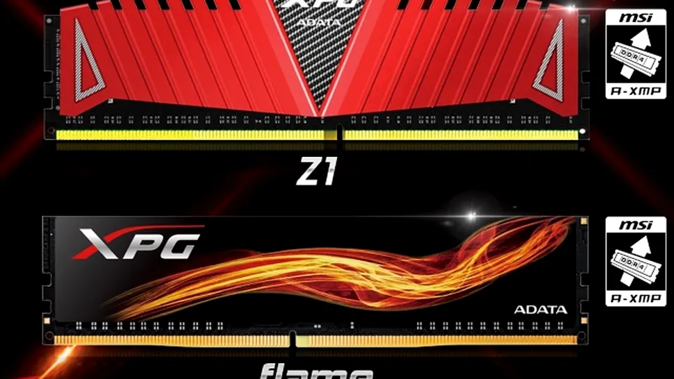 Memoriile ADATA XPG DDR4, validate oficial pentru compatibilitate cu procesoarele AMD Ryzen