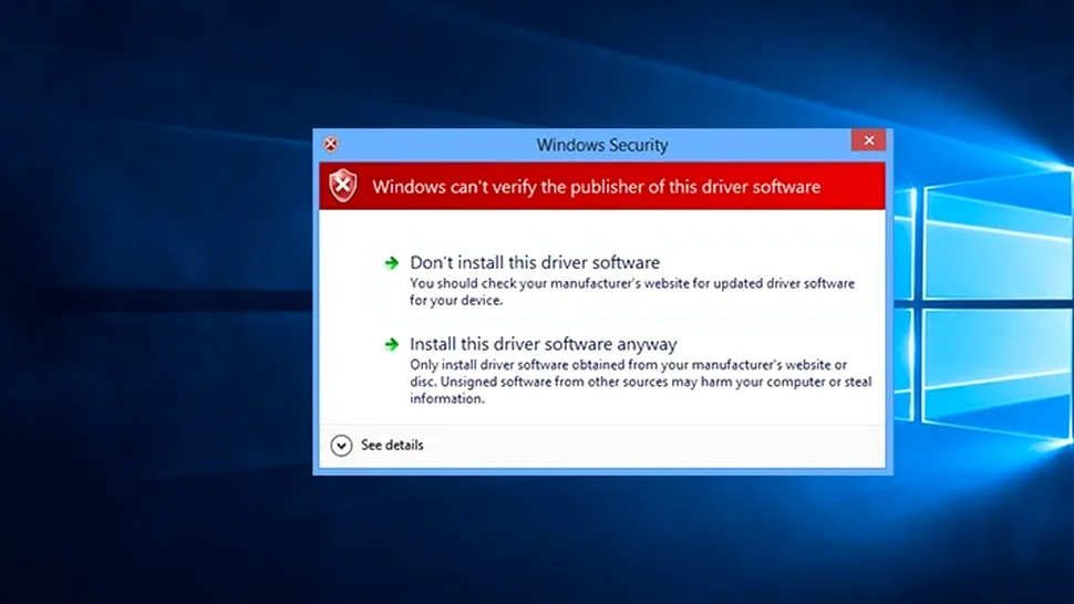 Microsoft nu va mai semna drivere noi pe Windows 7 și 8