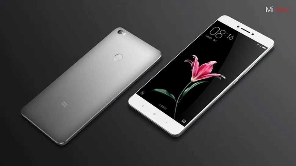 Xiaomi Mi Max anunţat oficial. Vine în trei variante cu 3 sau 4 GB memorie RAM