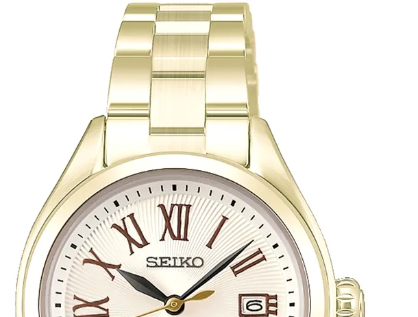 Seiko lansează ceasul compact Lukia HEA006J: Carcasă auriu-șampanie, cristal de safir și finisaje florale
