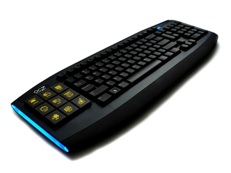 OCZ Sabre, tastatura de gaming cu 9 butoane OLED monocrom