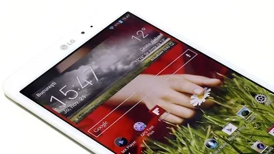 LG G Pad: o tabletă puternică şi uşoară cu ecran Full HD de 8,3