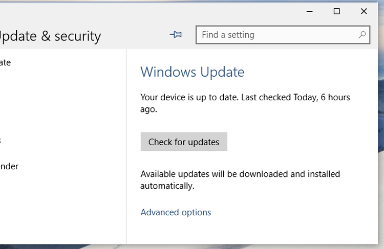 Instalarea pachetelor de actualizare este obligatorie pentru utilizatorii Windows 10