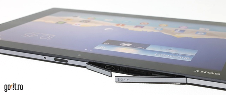 Sony Xperia Tablet Z2: clapetele etanşe care ascund conectica
