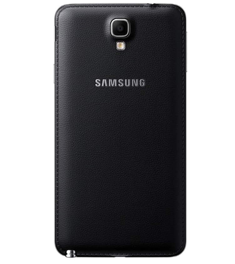 Samsung Galaxy Note 3 Neo - acelaşi spate cu finisaj din plastic ce imită pielea naturală