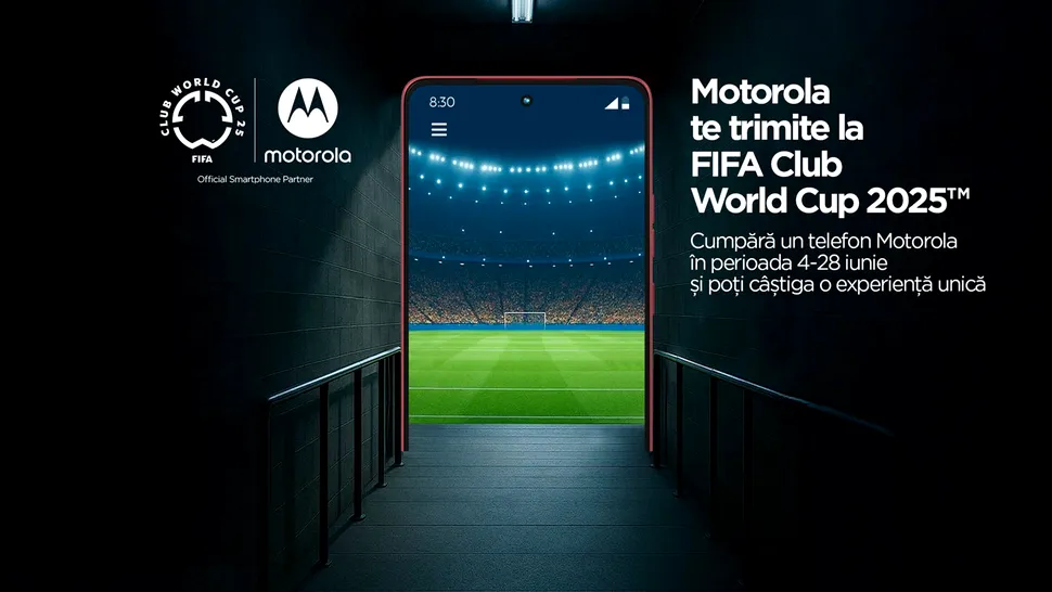 Motorola devine Official Smartphone Partner al FIFA Club World Cup 2025. Cum puteți câștiga o experiență all-inclusive la finala turneului