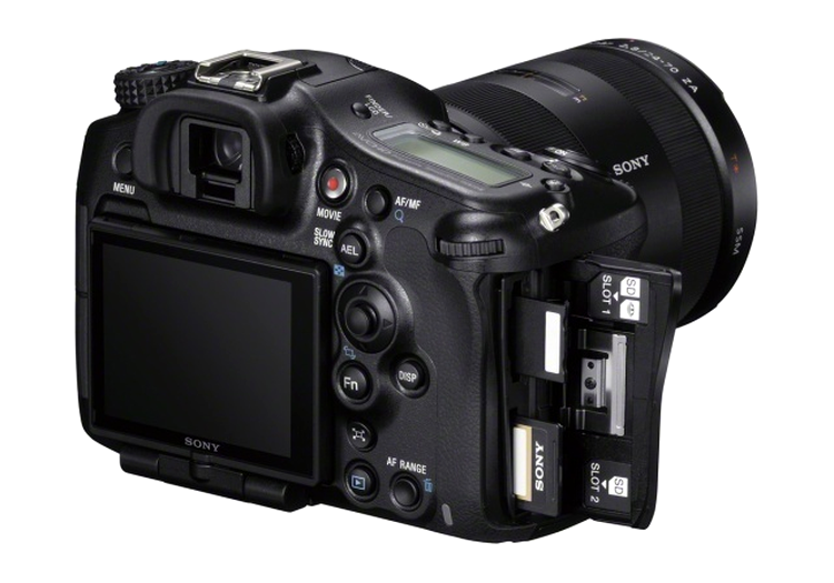 Sony Alpha A99 - compatibilă cu card SD şi MS