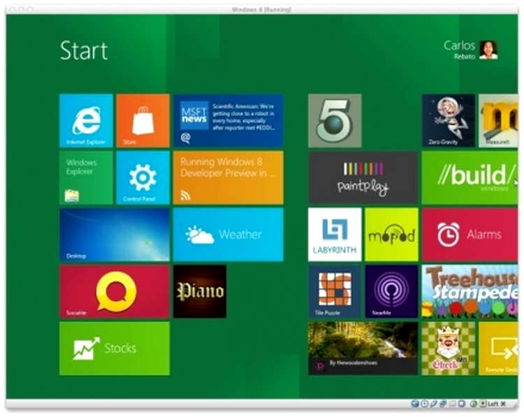 Interfaţa Metro pentru WIndows 8