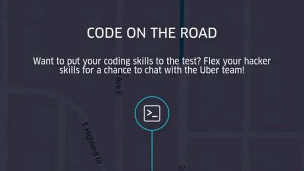 Uber ţine interviuri de angajare direct în aplicaţie