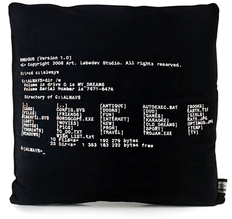 MS-DOS Pillow