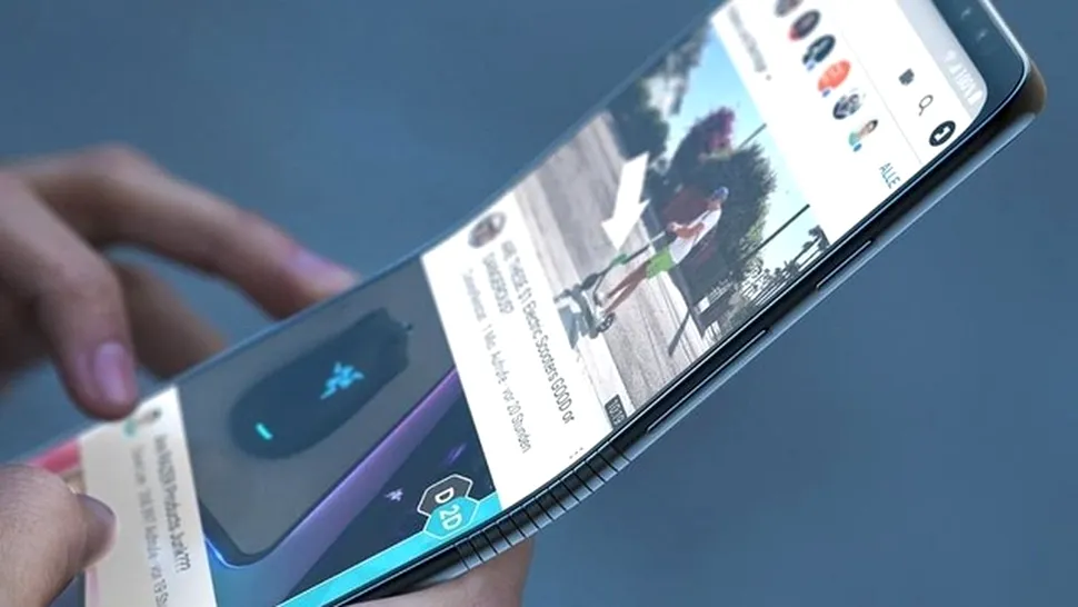 Samsung pregăteşte un telefon pliabil „cu clapetă” cu protecţie din sticlă pentru ecran