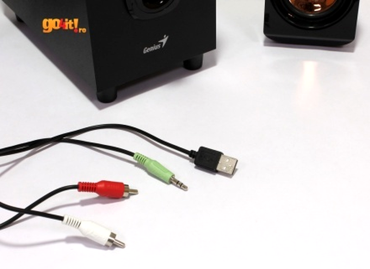 Genius SW-U2.1 200 - conectorii sistemului