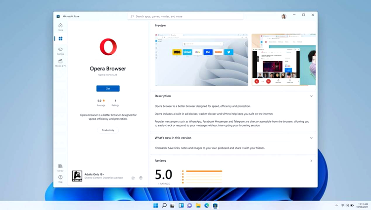 Microsoft Store Opera