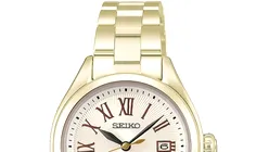Seiko lansează ceasul compact Lukia HEA006J: Carcasă auriu-șampanie, cristal de safir și finisaje florale