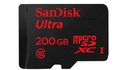 SanDisk a lansat un card microSDXC de 200GB, stabilind un nou record pentru formatul microSD