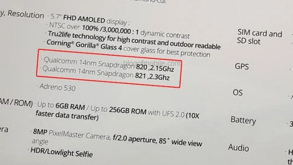 Zenfone 3 va fi livrat şi cu Snapdragon 821, o variantă îmbunătăţită a lui 820