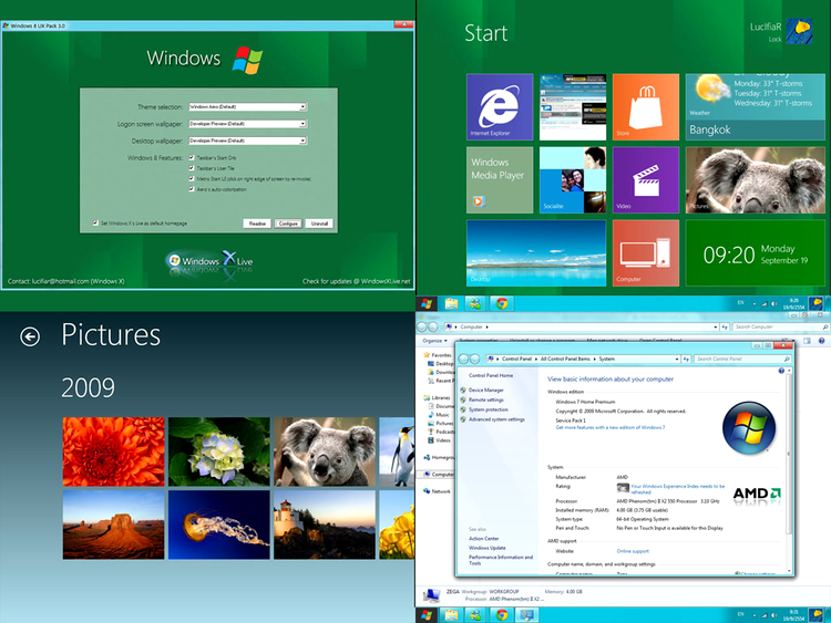 Teme de Windows 8
