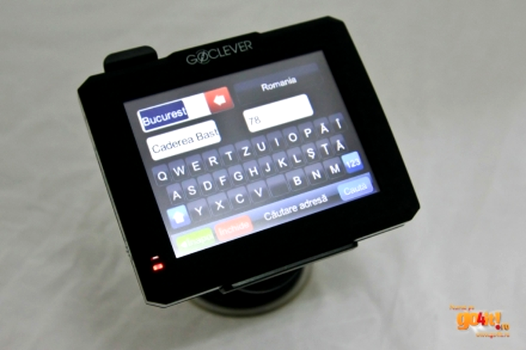 GoClever 3535 - tastatura este destul de mică