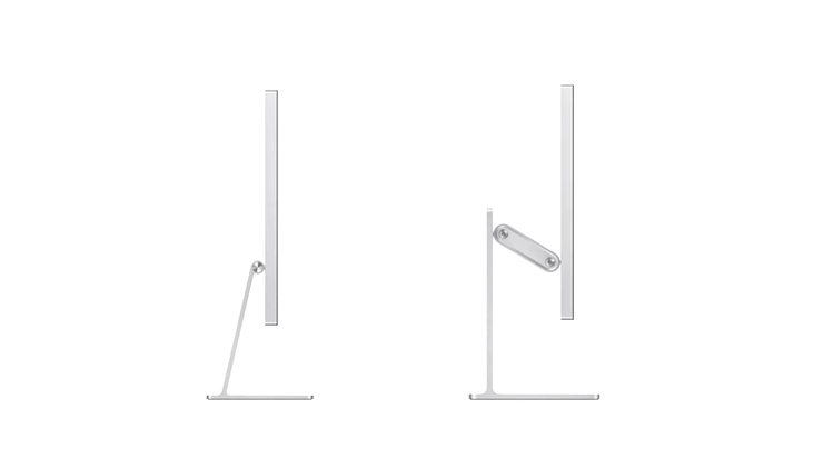 Apple Studio Display tilt and height