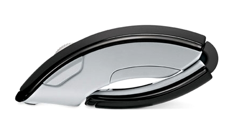 Microsoft Wireless Arc Mouse se pliaza