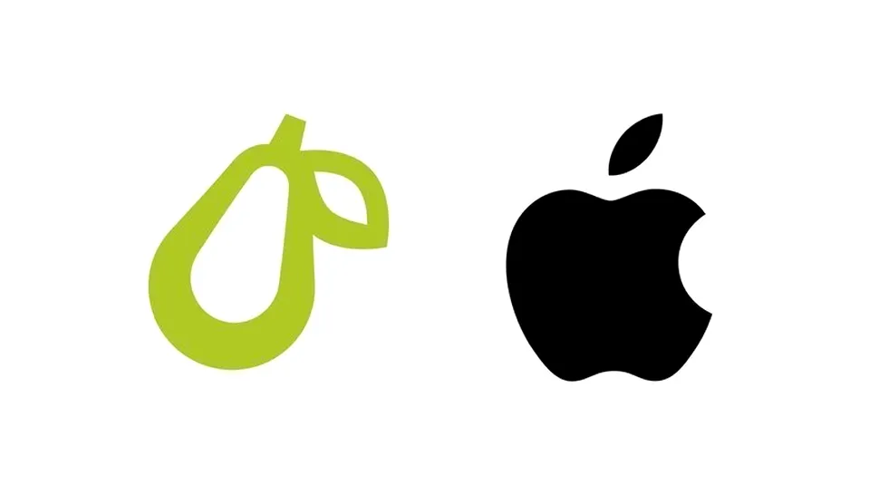 Apple a chemat în instanță o firmă care are ca logo o pară