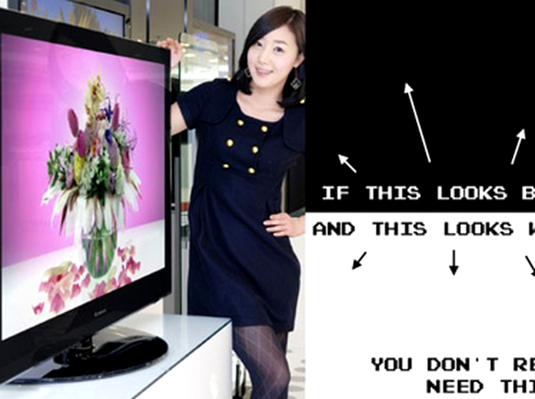 LG LCD TV cu 1.000.000.000:1 contrast