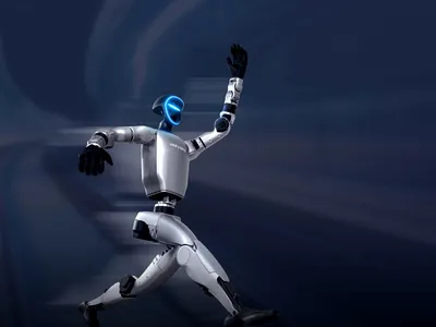 Operatorul unui robot se lovește unde îl doare mai tare – VIDEO