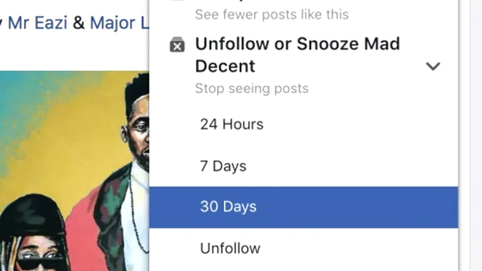 Facebook ar putea oferi opţiune pentru dezabonarea temporară de la postările prietenilor sau membrii familiei