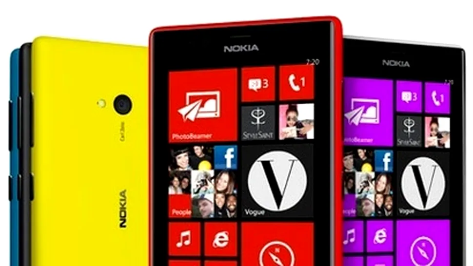 Nokia a anunţat noile terminale Lumia 720 şi Lumia 520