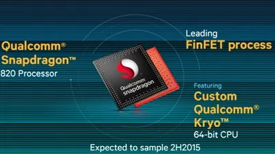 Snapdragon 820, noul chipset Qualcomm pentru telefoane high end, de două ori mai prietenos cu bateria