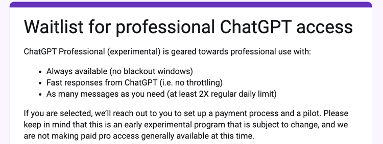 chatgpt professional