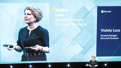 Microsoft Business Summit 2018. Violeta Luca, noul general manager al Microsoft România: Companiile ar trebui să se folosească de tehnologie pentru a se extinde pe noi pieţe. UiPath este un exemplu