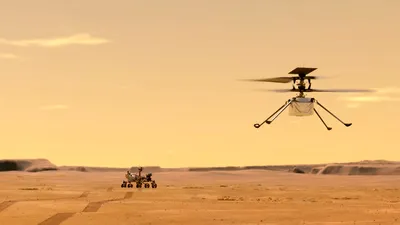 Un robot NASA a filmat un alt robot în timp ce zbura pe planeta Marte. VIDEO
