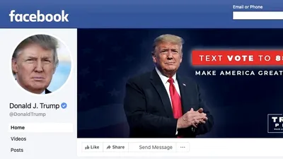 Donald Trump cere deblocarea conturilor de Facebook și Instagram către Meta