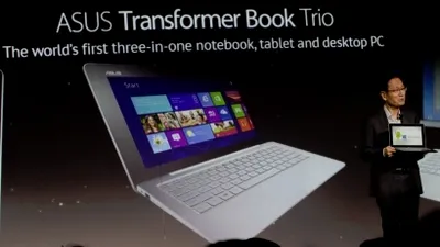 Asus Transformer Book Trio - laptop, tabletă şi desktop într-un singur dispozitiv