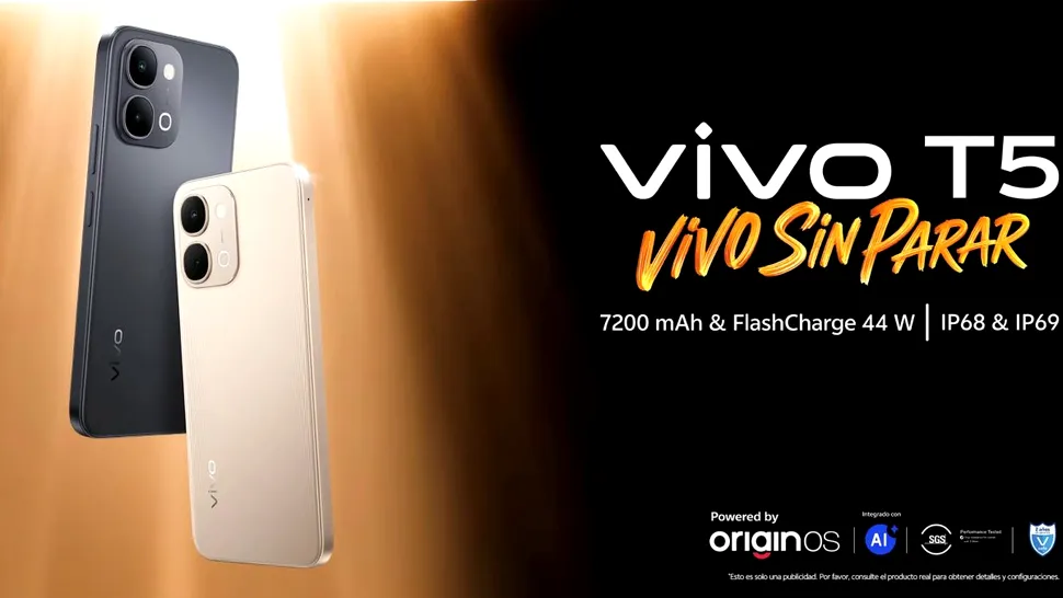 Vivo T5 debutează cu baterie de 7.200 mAh și ecran de 120 Hz