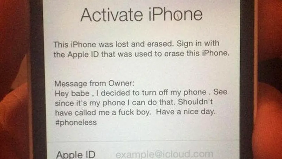 Un bărbat a şters de la distanţă datele de pe iPhone-ul dat cadou fostei iubite, care a refuzat să i-l înapoieze