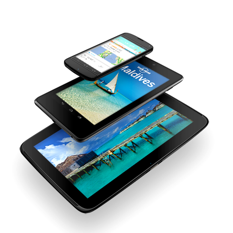 Tabletele Nexus 10, Nexus 7 şi telefonul Nexus 4