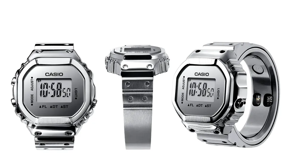 Casio lansează ceasul-inel inteligent CRW-H001: Senzori de sănătate într-un design metalic neconvențional