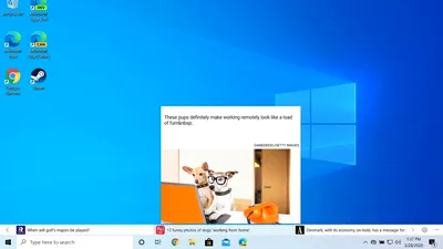 Microsoft îţi transformă desktop-ul Windows 10 într-un canal de ştiri prin aplicaţia News Bar
