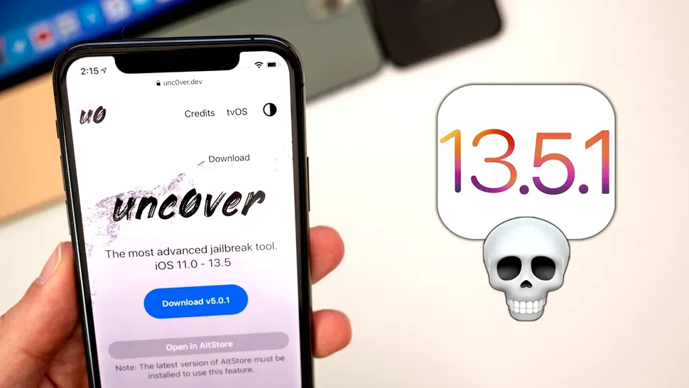 Apple lansează iOS 13.5.1 pentru a opri jailbreak-ul unc0ver
