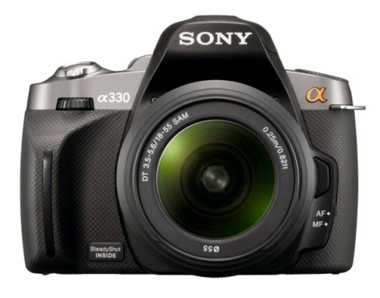 Sony A330 aduce în plus ecranul rabatabil şi modul Live View