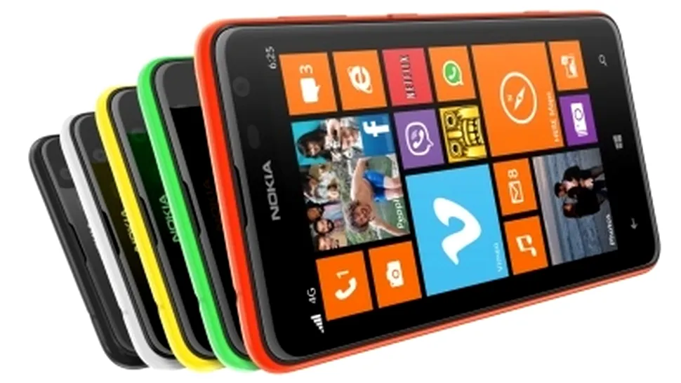 Nokia lansează Lumia 625, un smartphone 4G cu preţ accesibil