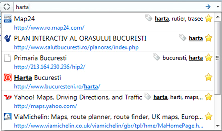 Firefox - Cautare dupa cuvantul 