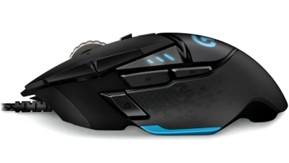 Logitech G502 - mouse cu senzor de 12.000 DPI şi greutăţi ajustabile
