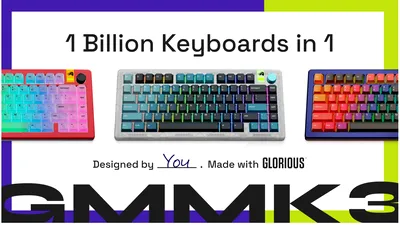 Glorious Gaming dezvăluie GMMK 3, cel mai mare portofoliu de tastaturi lansat vreodată simultan