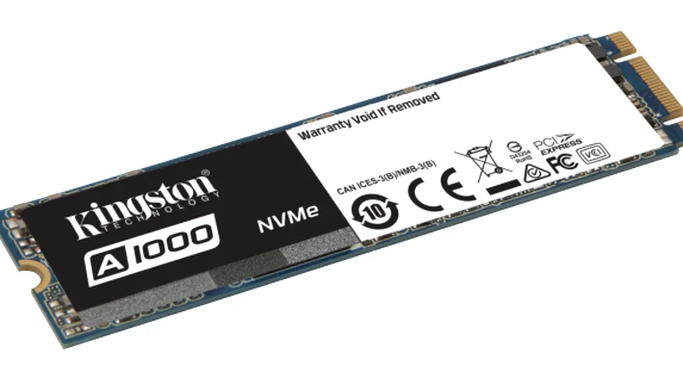 Kingston lansează A1000, un nou SSD cu preţ accesibil pentru interfaţa M.2